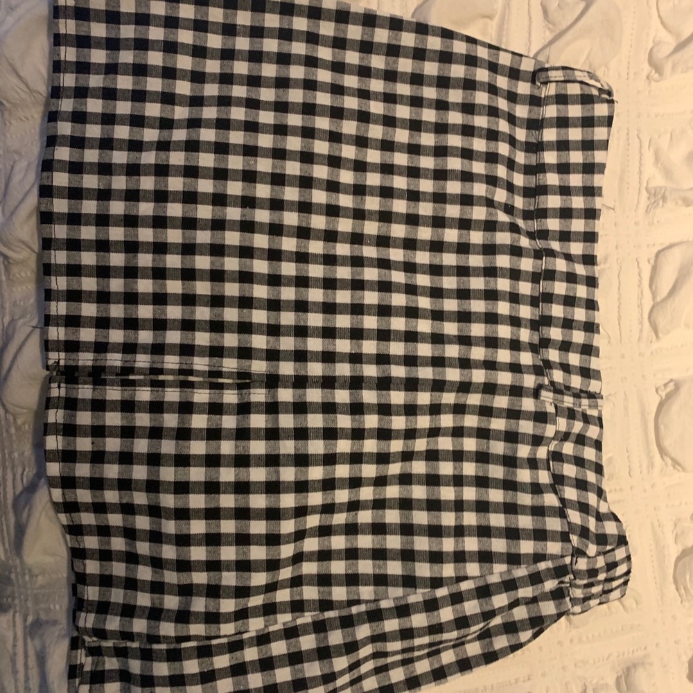 Gingham Skort